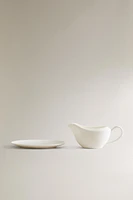 SOLID BONE CHINA GRAVY BOAT