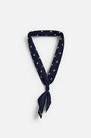 BANDANA À IMPRIMÉ GÉOMÉTRIQUE
