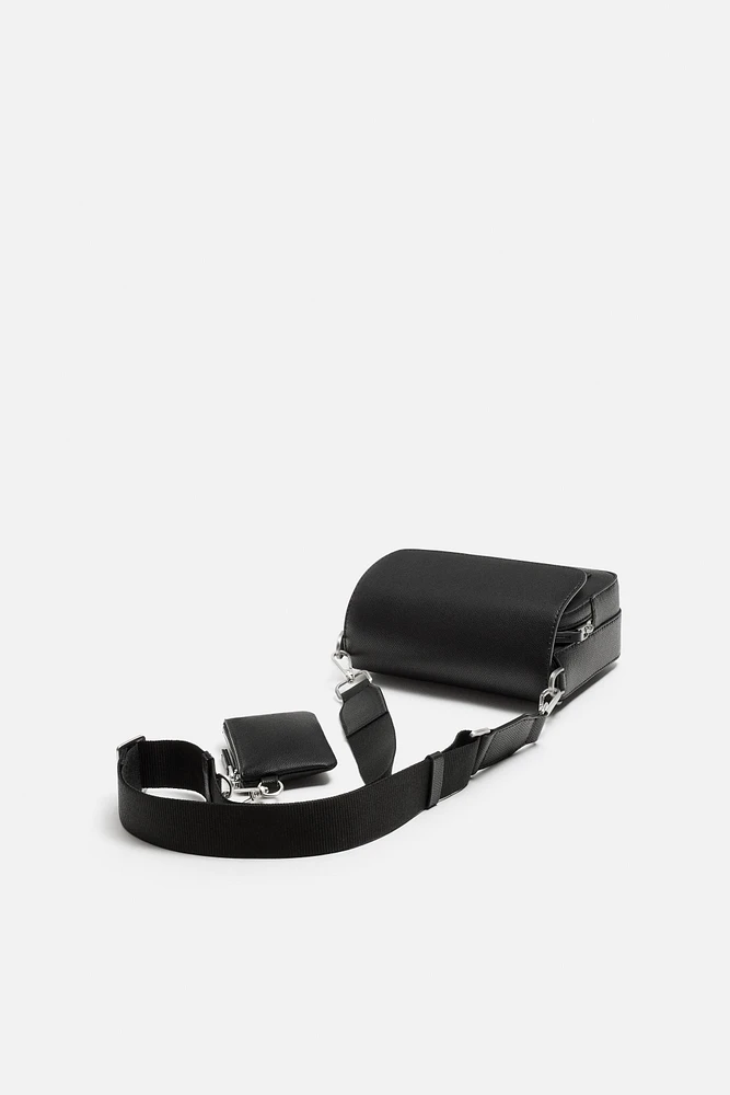 TEXTURE CROSSBODY BAG