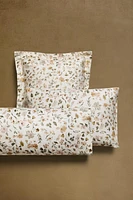 TAIE D’OREILLER SATIN IMPRIMÉ FLEUR