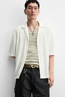 CHEMISE STRUCTURÉE DÉLAVÉE
