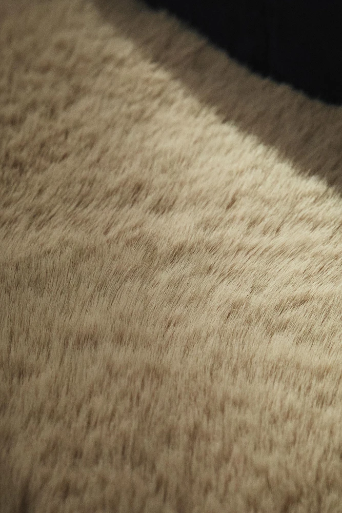 FAUX FUR AREA RUG