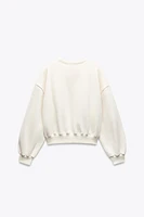 BASIC PLUSH SWEATSHIRT