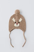 REINDEER KNIT HAT