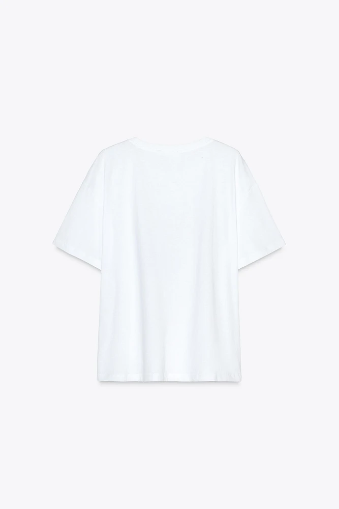 T-SHIRT WITH GIRL PRINT