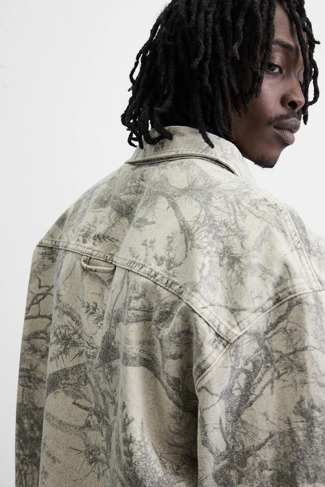 ABSTRACT PRINT OVERSHIRT