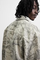 ABSTRACT PRINT OVERSHIRT