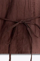 WRINKLE-EFFECT TOP VEST