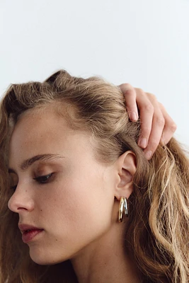 DOUBLE HOOP EARRINGS