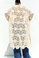VESTE KIMONO CROCHET