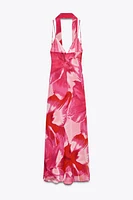 FOULARD PRINT LONG DRESS