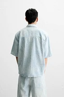 BRUSHED FINISH DENIM SHIRT