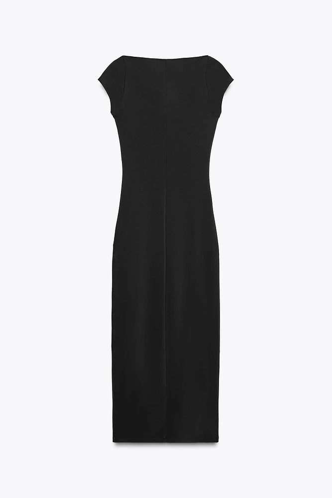 POLYAMIDE MIDI DRESS