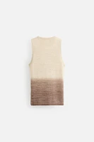 T-SHIRT EN MAILLE COTON - LIN