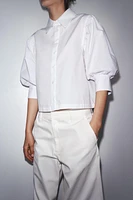 CHEMISE EN POPELINE COLLECTION ZW