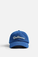 RAISED TEXT CAP