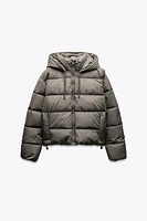 ANORAK REMBOURRÉ ET COURT IMPERMÉABLE COUPE VENT