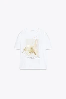 METALLIC GRAPHIC T-SHIRT