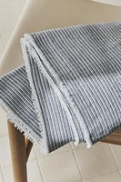 STRIPED COTTON BLANKET