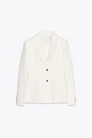 ZW COLLECTION BUTTONED DENIM BLAZER