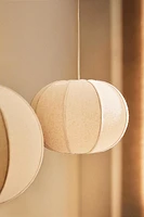 LARGE LINEN PENDANT LAMP