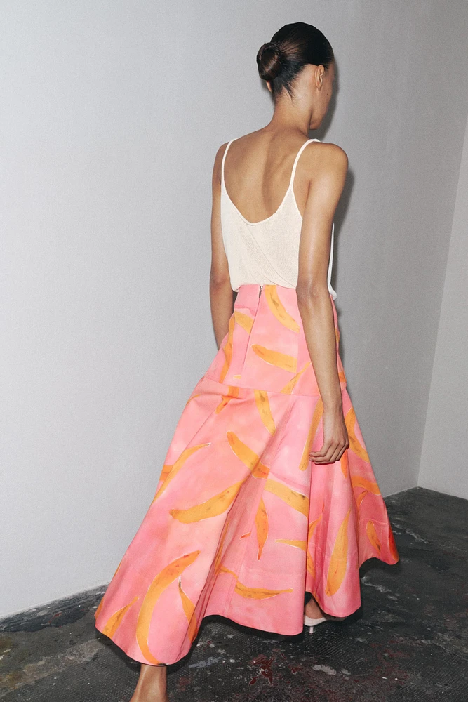 JUPE MIDI IMPRIMÉE ZW COLLECTION
