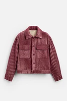 STRIPED JACQUARD JACKET