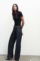 SHORT SLEEVE RIB TOP