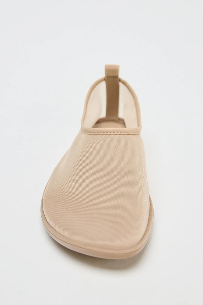 MESH BALLET FLATS
