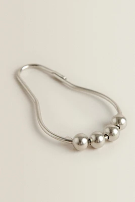 PACK OF METAL SHOWER CURTAIN RINGS (PACK OF 12)