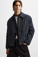 STRIPED JACQUARD JACKET