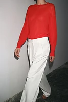 EXTRA-FINE KNIT TOP