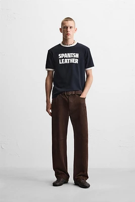 GUITARRICADELAFUENTE RIB TEXT T-SHIRT