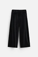 VELVET JOGGER WAIST PANTS