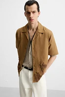 CHEMISE COUPE DÉCONTRACTÉE À RELIEF