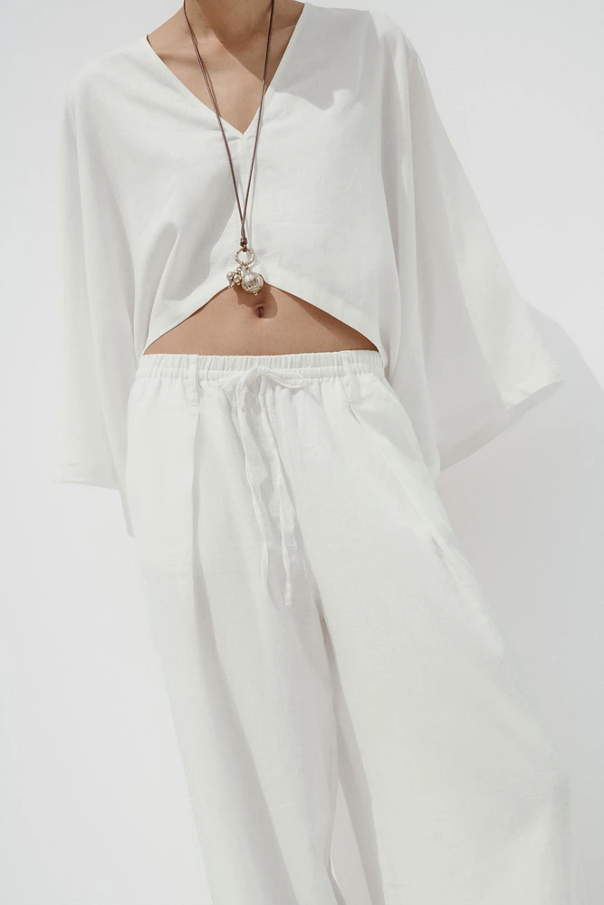 PANTALON AVEC LIN