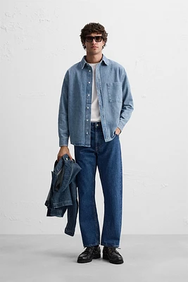 RELAXED FIT DENIM SHIRT