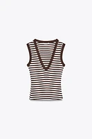 T-SHIRT DÉCOLLETÉ EN V