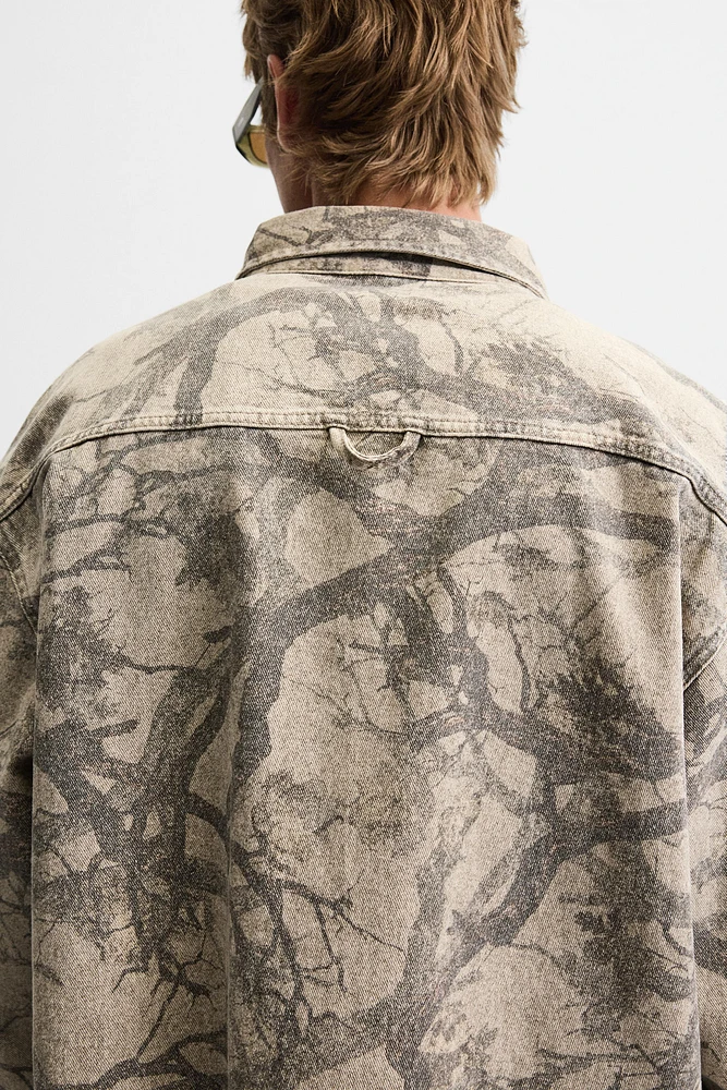 ABSTRACT PRINT OVERSHIRT