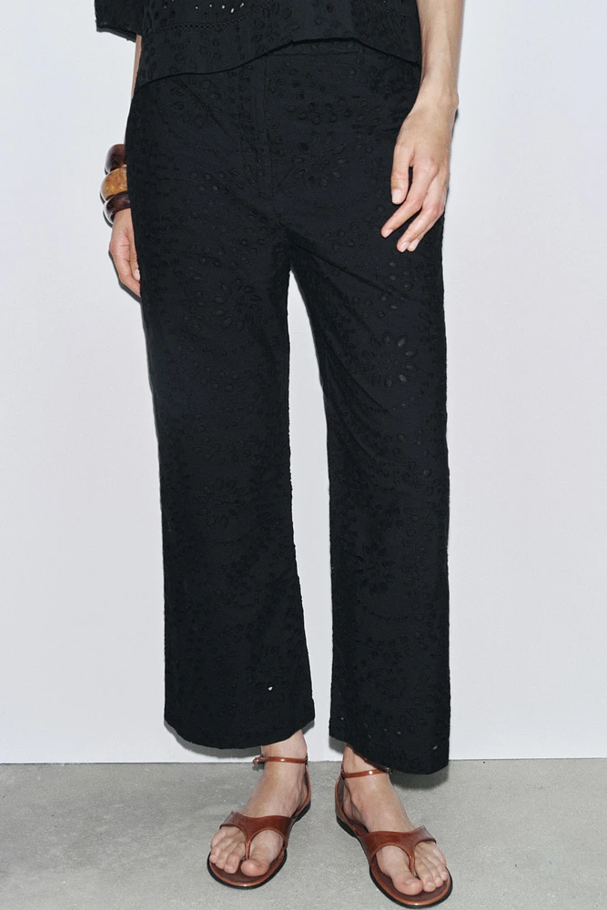 PANTALON BRODERIES AJOURÉES ZW COLLECTION