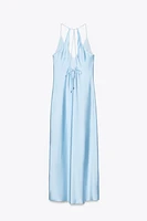 ROBE MIDI SATINÉE STYLE LINGERIE