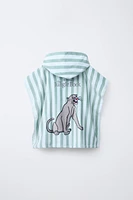 THE JUNGLE BOOK © DISNEY STRIPED TERRYCLOTH PONCHO