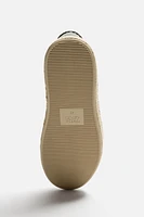 LEATHER JUTE LOAFERS