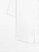 Chemise manches courtes 100 % lin