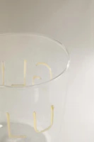 VERRE BOROSILICATE INSCRIPTION