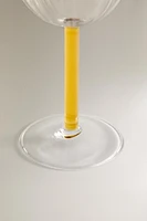 BOROSILICATE GLASS WITH COLORED STEM