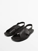 Sandales croisées en cuir - Limited Edition
