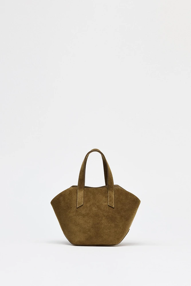 SUEDE MINI SHOPPER