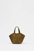 SUEDE MINI SHOPPER