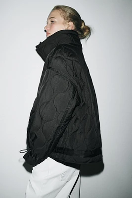 ZW COLLECTION QUILTED WATER REPELLENT JACKET